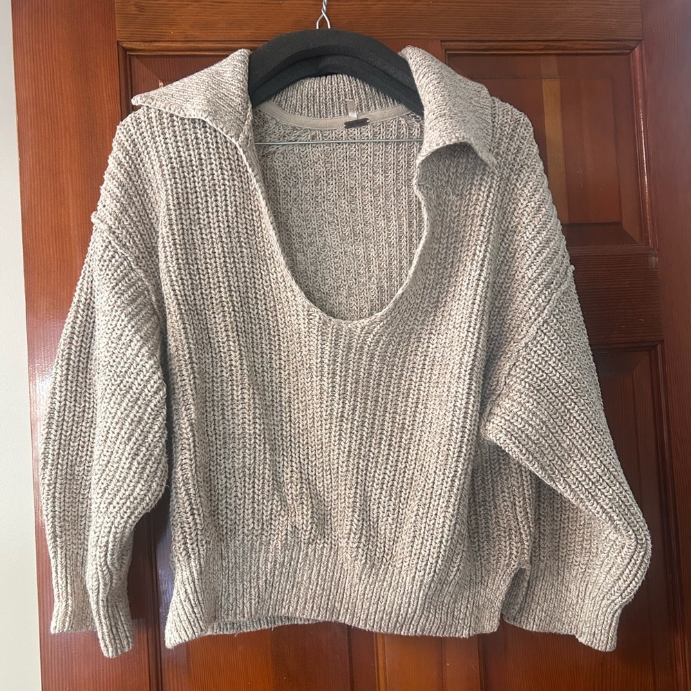 Cozy Knit Sweater in Gray